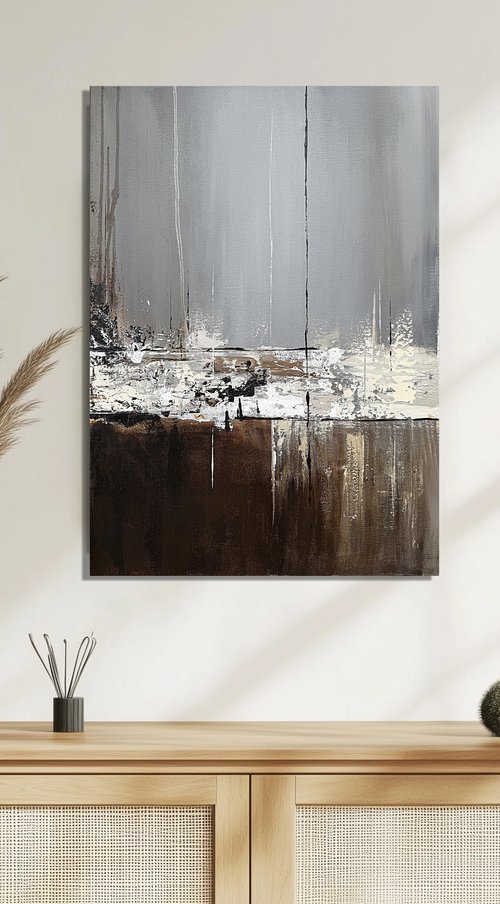 Burnt Horizon Earth Tones by Tatiana Malinovscaia