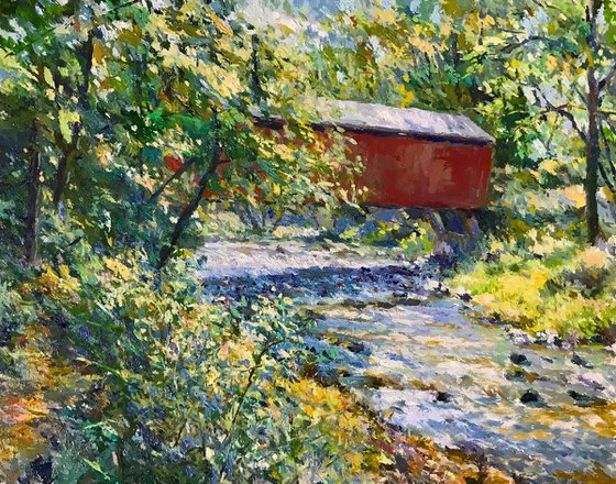 Summer Jericho Covered Bridge