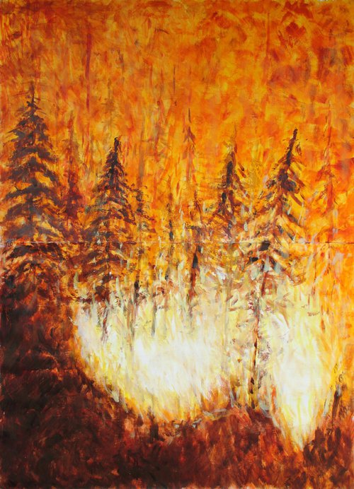 Burning Forest by MK Anisko