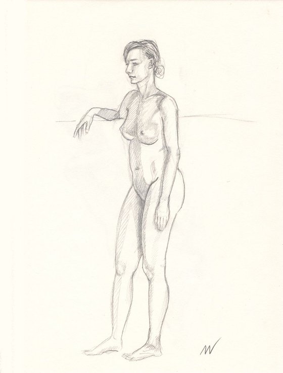 Sketch of Human body. Woman.67