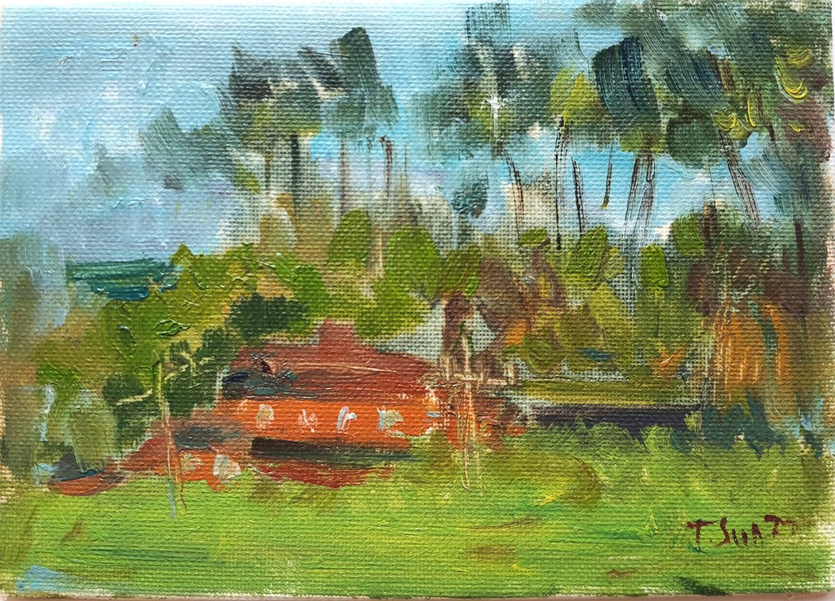 The House Of The Forest By Tanya Sun, 7 X 5, Artwork For Sale On Artfinder