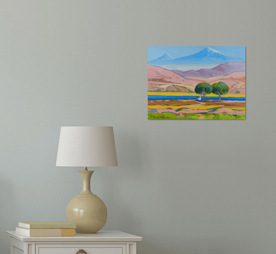 Two by the River Beneath Ararat