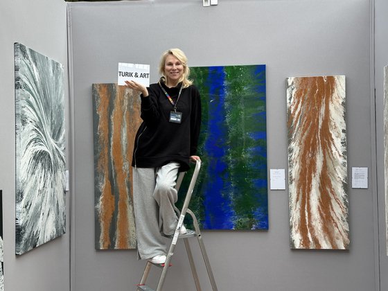 Diptych "Sillage" (Light Panel)