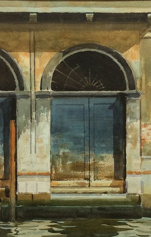 Venetian Doorway by Riaz Samadhan