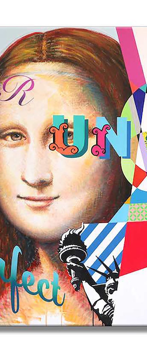 Mona Lisa We R Un-Perfect by Gardani Art