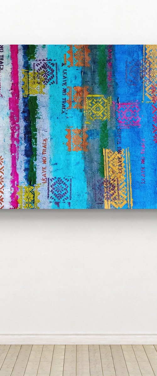 Visual Resonance of Colour Soundwaves/11 by Leave No Trace