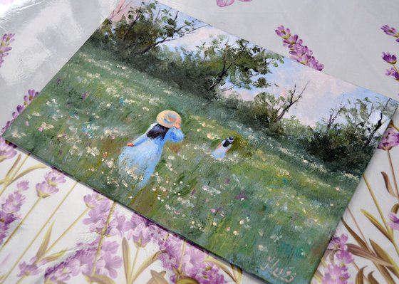 In the wildflowers