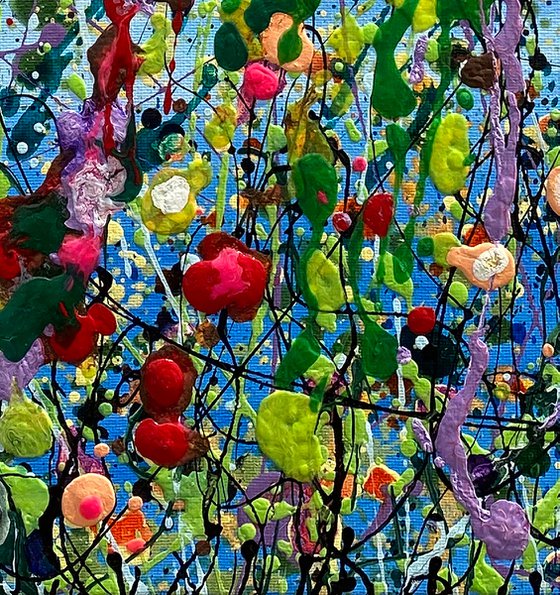 Pollock's Garden Spattered Splendor