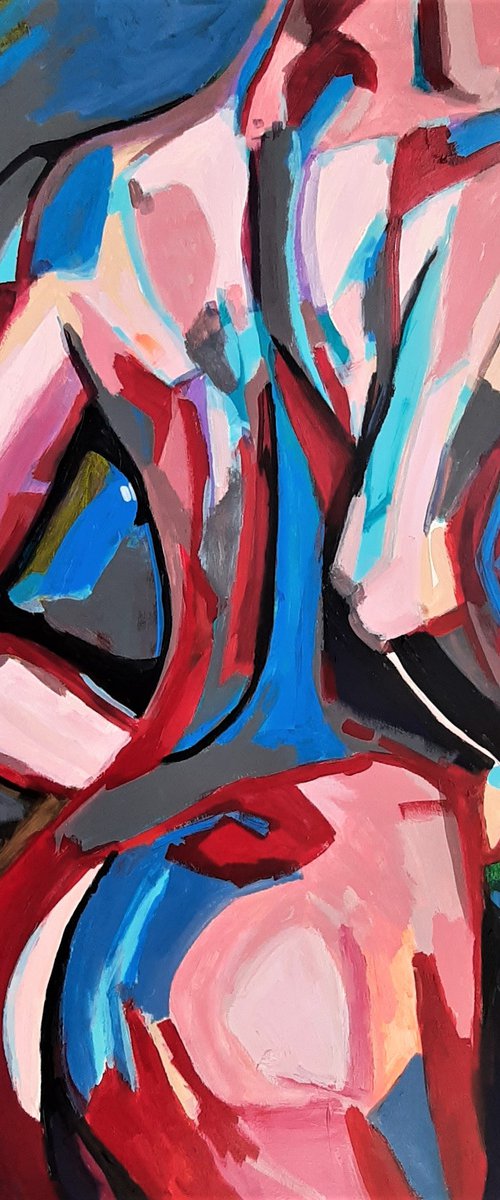 Nude / 100 x 70 cm by Alexandra Djokic