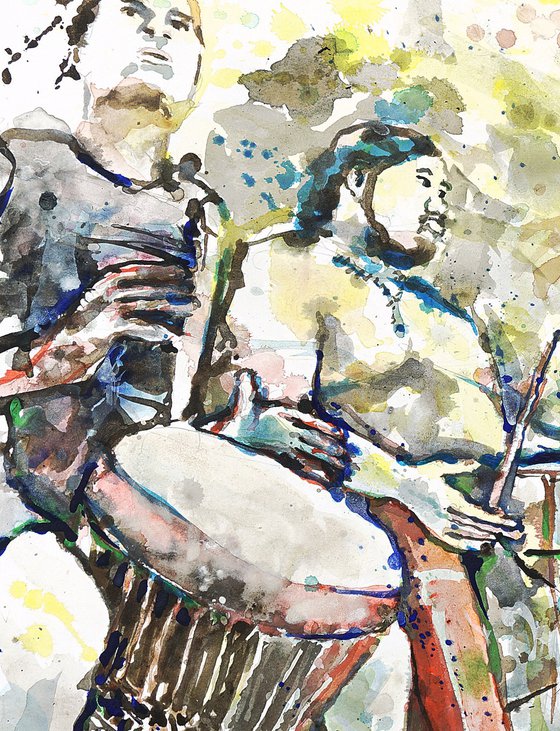 The band played on