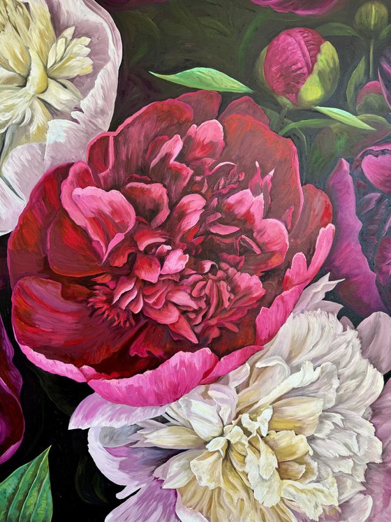 The Radiance of Peonies