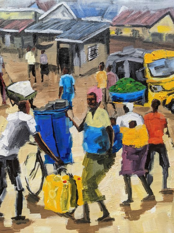 KUVUNURA (SELLING BANANA BEER)