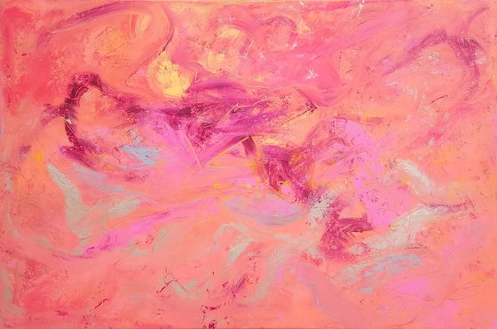 In my world   -  XXL abstract painting