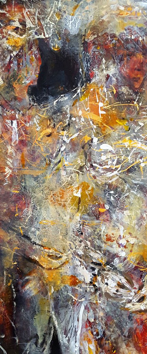 Ancestral Couple no. 28 Love ancient rust couple weeding romantic neo gothic superbe composition by O KLOSKA by Kloska Ovidiu