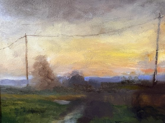 Sunset Towards The Sea