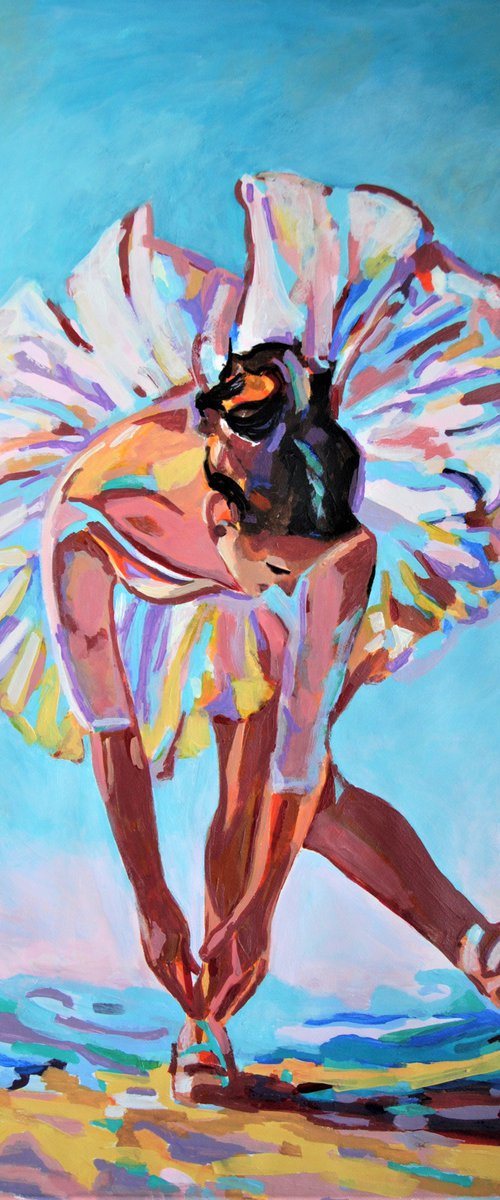 Ballerina / 101 x 72 cm by Alexandra Djokic