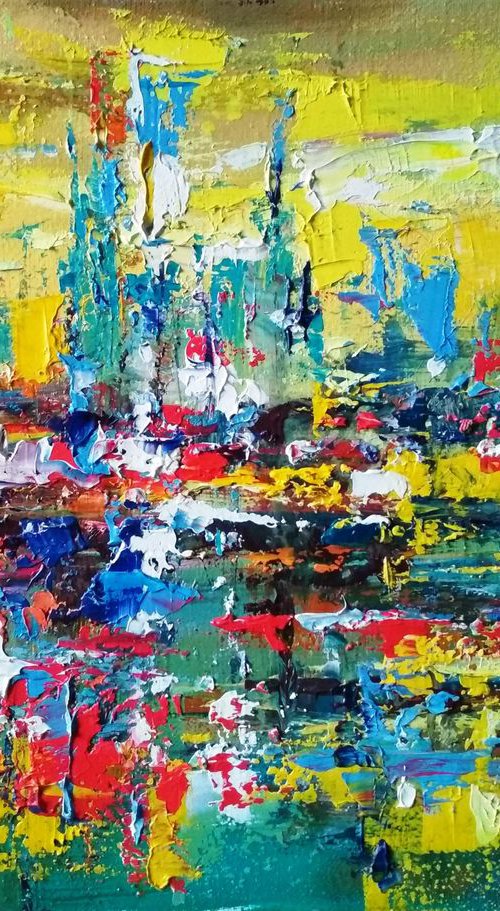 Abstract cityscape 01 by Andrej  Ostapchuk