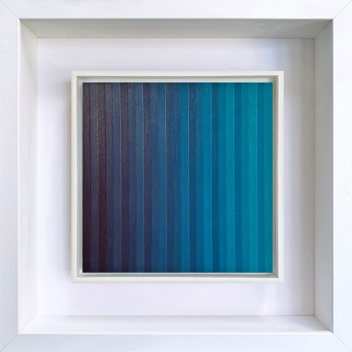 Geometric Abstract Acrylic Painting By Crispin Holder, 11 X 11, Mono59, Original Artwork