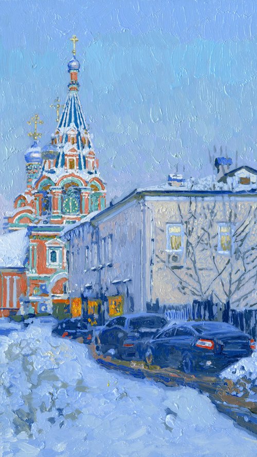 Brodnikov alley. The Church by Simon Kozhin