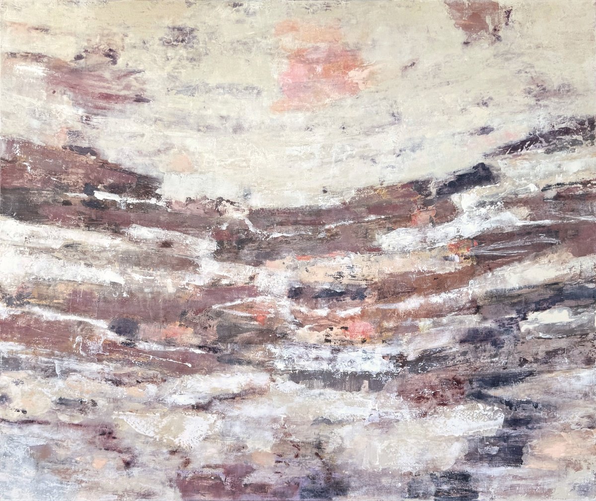 Organic Abstract Painting By Adam Collier Noel, 72 X 60, The Rift, Original Artwork