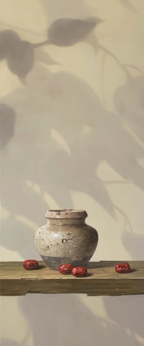 Still life:Zen art c128 by Kunlong Wang