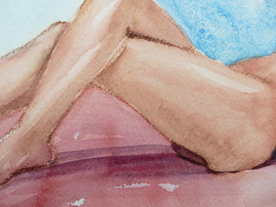 reclining female nude