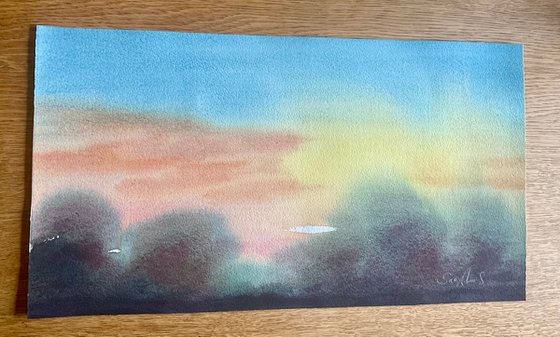 Beautiful Sunset sky