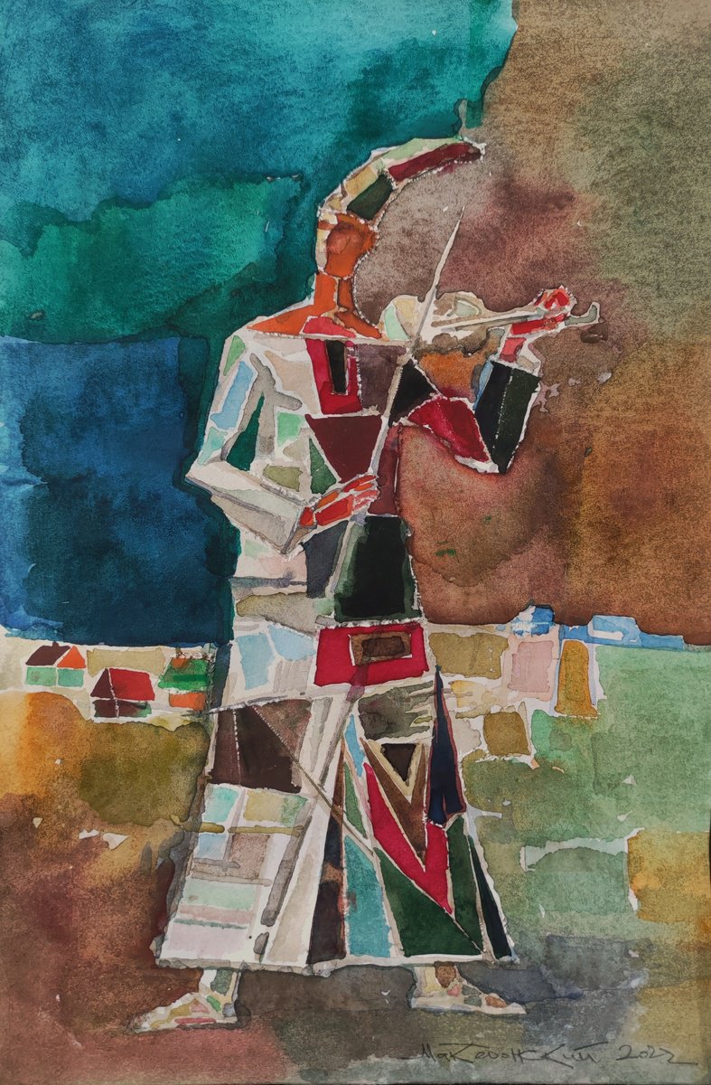 Violinist by Pavlo Makedonskyi