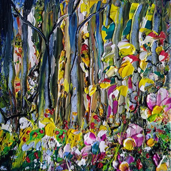 Impasto Forest Study