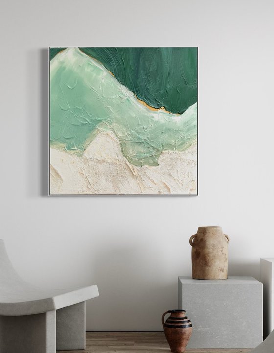 Whitsundays Green Tide 90x90 FLASHSALE
