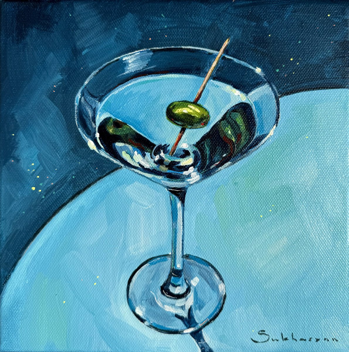 Still Life with Martini by Victoria Sukhasyan