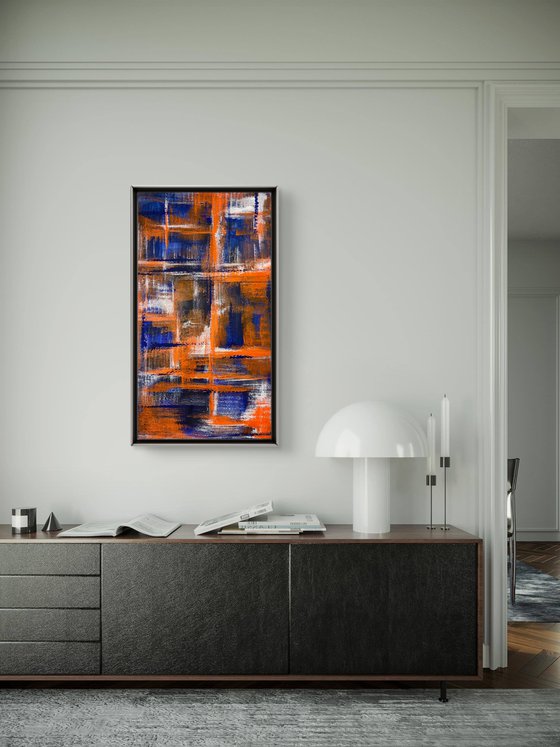 Echoes of Fire 50x90х2 cm