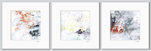 Mystical Moments Collection 7 - 3 Abstract Paintings by Kathy Morton Stanion