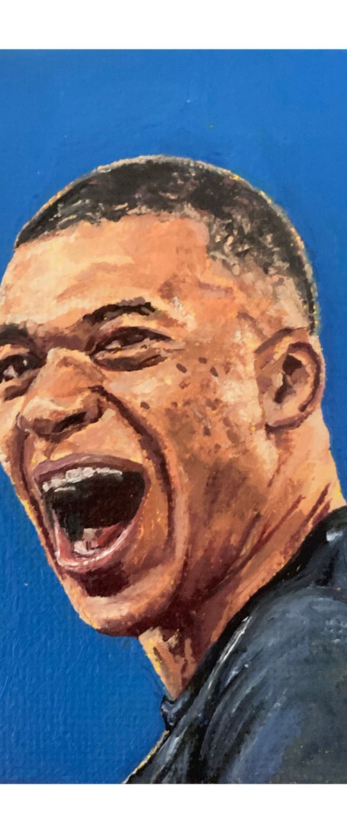 no. 158 - Portrait of Kylian Mbappé by J R Root