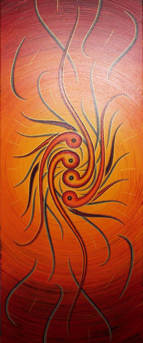 Sense of glowing movement by Jonathan Pradillon
