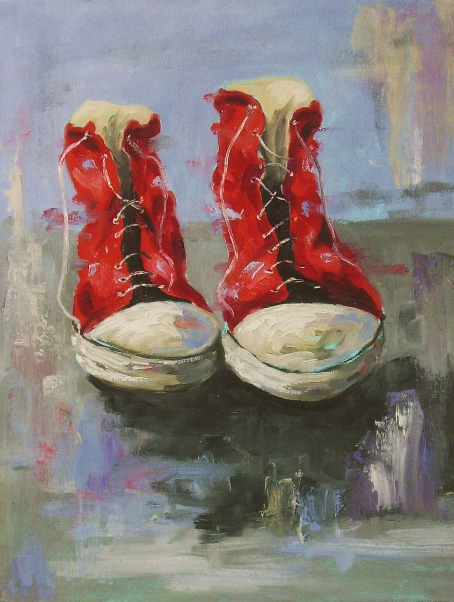 Red Converse by Max Aitken
