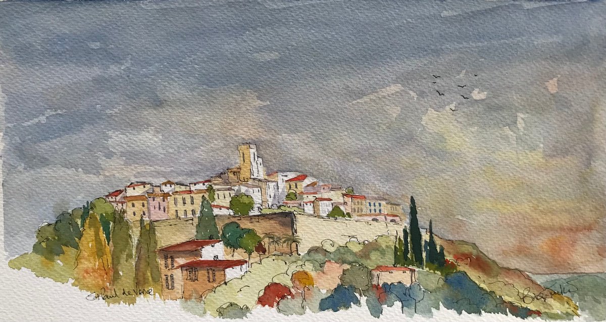 St Paul de Vence pano by Brian Tucker