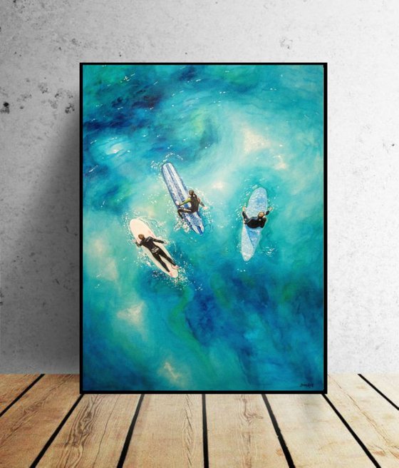 Surfers         60x80cm