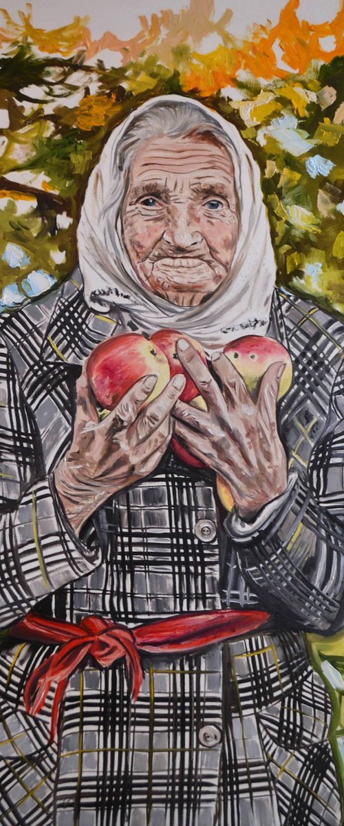 Grandmother's Apples by Valeriia Radziievska