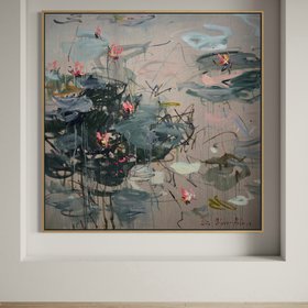Water lilies.