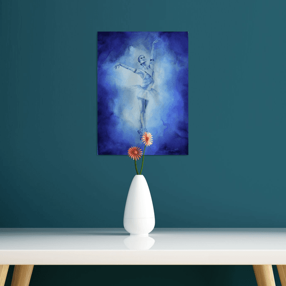 Blue color mood