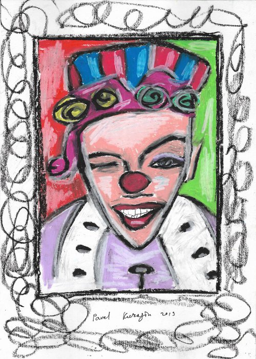 Happy clown by Pavel Kuragin
