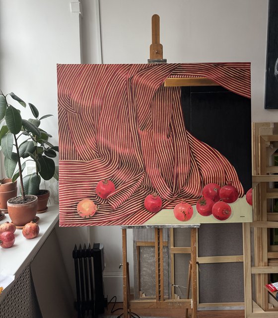 A love of pomegranates and silk