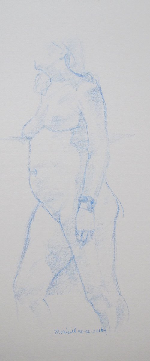 Standing female nude by Rory O’Neill