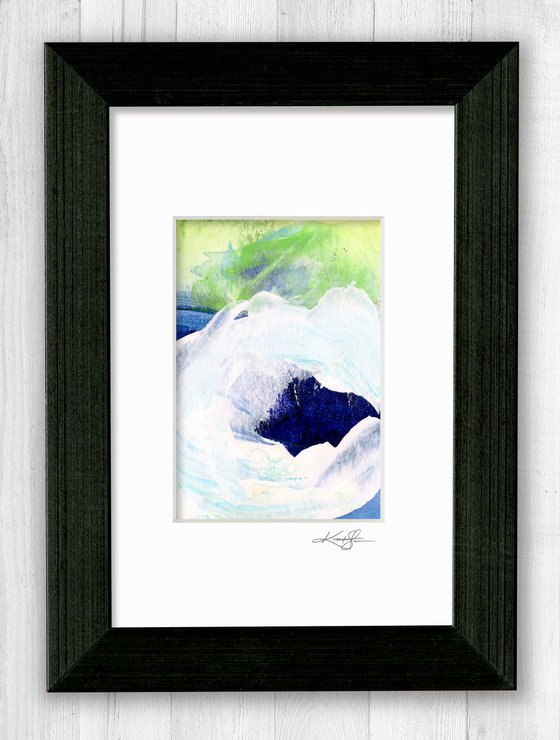 Lovely Little Gems 22 - Floral painting by Kathy Morton Stanion