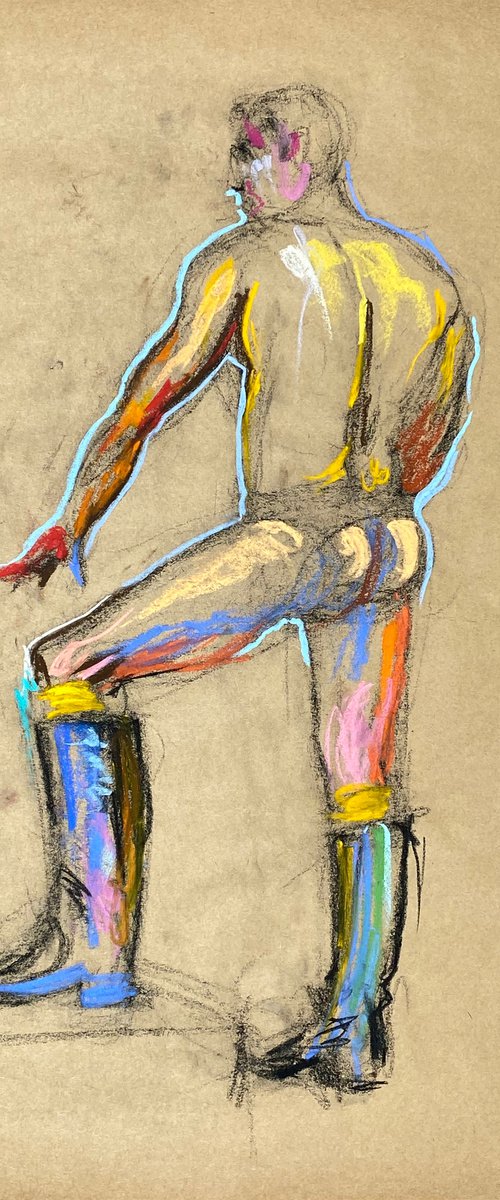Pedro in Leather Boots by Maxim Bondarenko