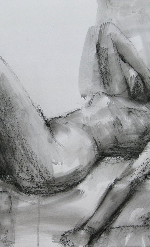 Nude study by Nelina Trubach-Moshnikova