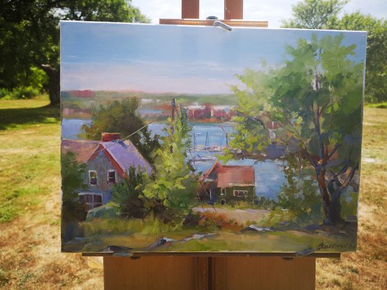 Plein air at Scott Manor