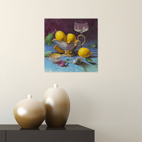 Lemon with Still Life