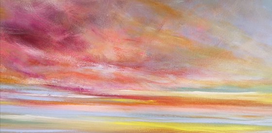 "With You" - Cornish Seascape, Art, Skyscape